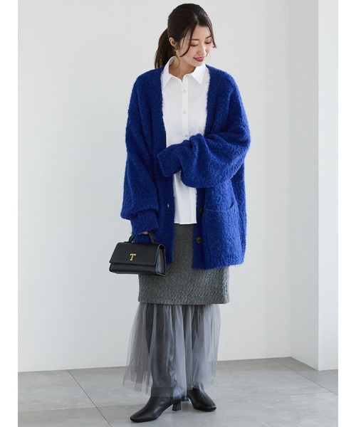 Te chichi（テチチ）の「マルチWAYレイヤードスカート（スカート・レディース・ブラック/グレー・F）」の6枚目の写真