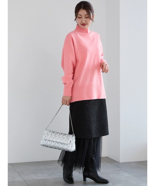 Te chichi（テチチ）の「マルチWAYレイヤードスカート（スカート・レディース・ブラック/グレー・F）」の14枚目の写真