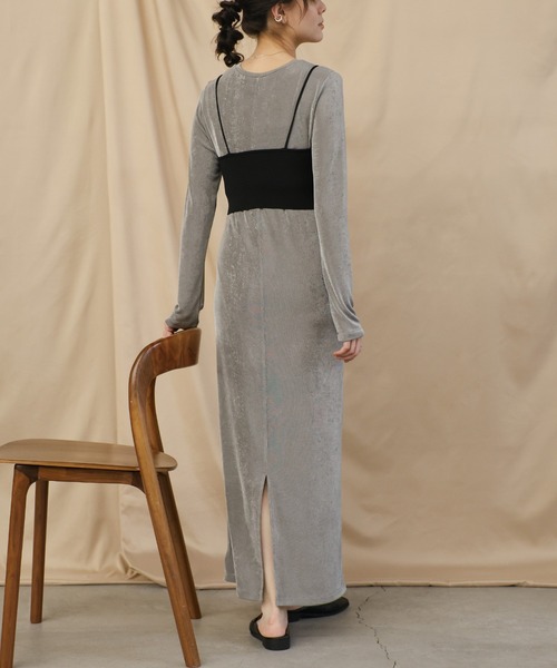 シャイニーナローワンピース（ワンピース）｜select MOCA（セレクト