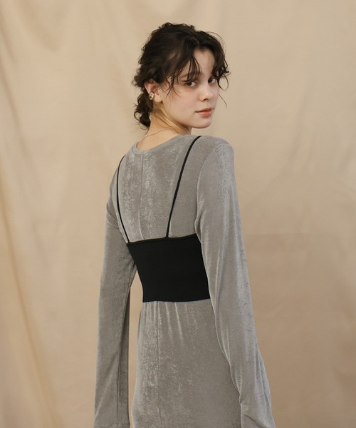 シャイニーナローワンピース（ワンピース）｜select MOCA（セレクト