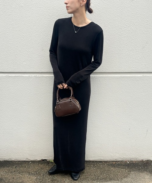 シャイニーナローワンピース（ワンピース）｜select MOCA（セレクト