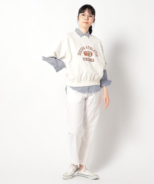 Grand PARK（グランドパーク）の「【DISCUS 】グランドパーク別注　プリント入り　ラグランプルオーバー（Tシャツ/カットソー・レディース・オートミール/ダークネイビー/ライトグレー・FREE）」の17枚目の写真