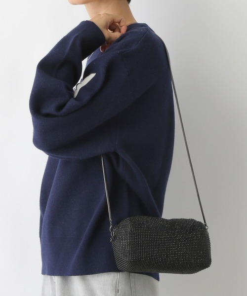 LEPSIM（レプシィム）の「ストーンメッシュ2WAYショルダー　234673（ショルダーバッグ・レディース・シルバー/ブラック・ONE SIZE）」の3枚目の写真