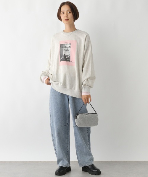 LEPSIM（レプシィム）の「ストーンメッシュ2WAYショルダー　234673（ショルダーバッグ・レディース・シルバー/ブラック・ONE SIZE）」の8枚目の写真