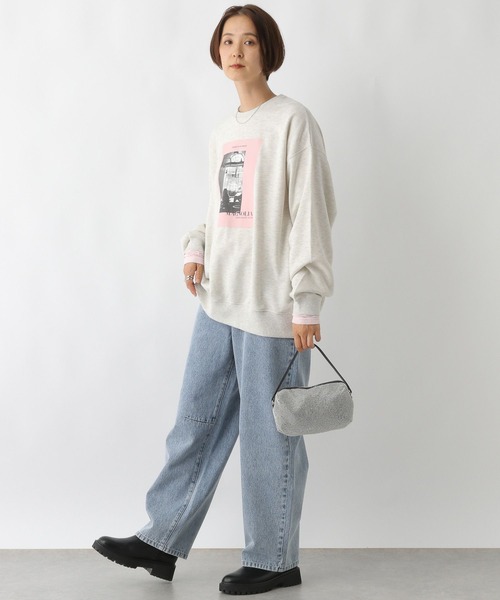 LEPSIM（レプシィム）の「ストーンメッシュ2WAYショルダー　234673（ショルダーバッグ・レディース・シルバー/ブラック・ONE SIZE）」の9枚目の写真