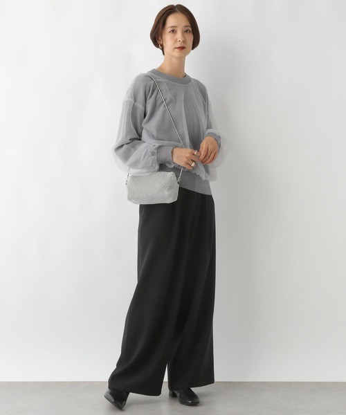 LEPSIM（レプシィム）の「ストーンメッシュ2WAYショルダー　234673（ショルダーバッグ・レディース・シルバー/ブラック・ONE SIZE）」の12枚目の写真