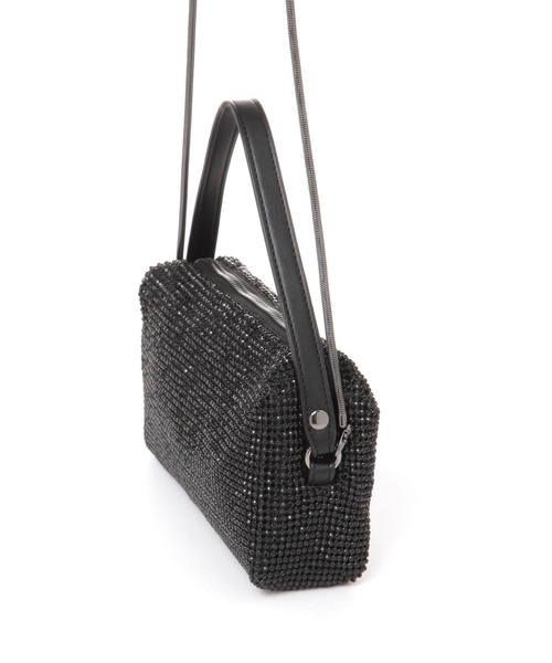 LEPSIM（レプシィム）の「ストーンメッシュ2WAYショルダー　234673（ショルダーバッグ・レディース・シルバー/ブラック・ONE SIZE）」の18枚目の写真