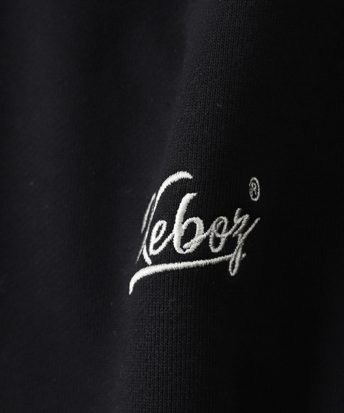 KEBOZ(ケボズ)の「KEBOZ/ケボズ BB LOGO SWEAT FULL ZIP HOODIE(パーカー・メンズ・グレー/ブラック・LARGE/MEDIUM)」の5枚目の写真