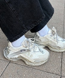 nomnom | 【nomnom】厚底ボリュームレースデザインスニーカー(スニーカー)