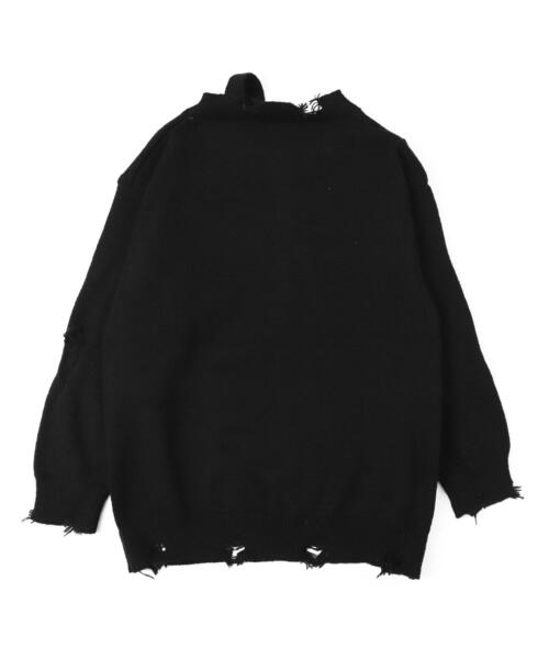 dispark（ディスパーク）の「DISPARK/バタフライダメージワンショルダーニット（ニット/セーター・レディース・ブラウン/ブラック・FREE）」の14枚目の写真