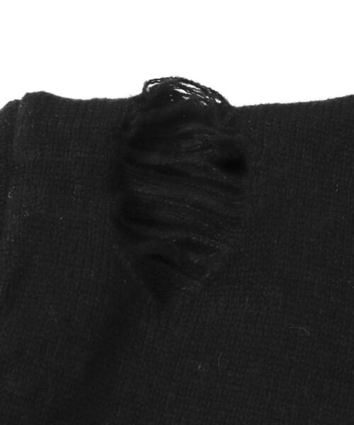 dispark（ディスパーク）の「DISPARK/バタフライダメージワンショルダーニット（ニット/セーター・レディース・ブラウン/ブラック・FREE）」の18枚目の写真