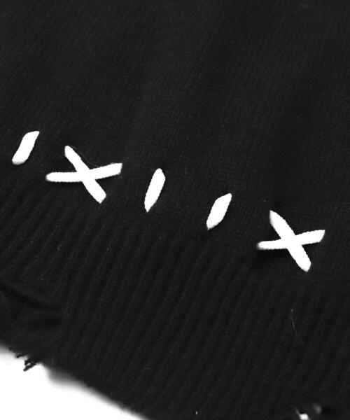 dispark（ディスパーク）の「DISPARK/バタフライダメージワンショルダーニット（ニット/セーター・レディース・ブラウン/ブラック・FREE）」の20枚目の写真