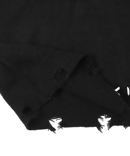 dispark（ディスパーク）の「DISPARK/バタフライダメージワンショルダーニット（ニット/セーター・レディース・ブラウン/ブラック・FREE）」の21枚目の写真