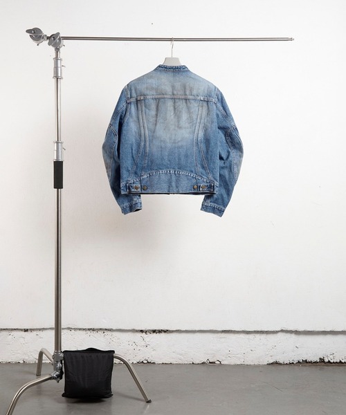 NVRFRGT（ネヴァーフォーゲット）の「DENIM MOTORCYCLE JACKET（ブルゾン・メンズ・インディゴブルー・1/2）」の3枚目の写真
