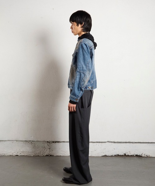 NVRFRGT（ネヴァーフォーゲット）の「DENIM MOTORCYCLE JACKET（ブルゾン・メンズ・インディゴブルー・1/2）」の5枚目の写真
