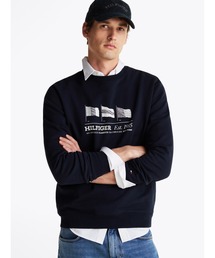 TOMMY HILFIGER | ヒルフィガーフラッグクルーネックトレーナー(スウェット)