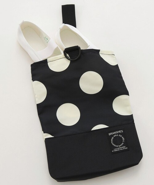 BRANSHES(ブランシェス)の「シューズバッグ(バックパック/リュック・キッズ・ブラック/アイボリー/ブルーグレー/ラベンダー・FREE)」の12枚目の写真