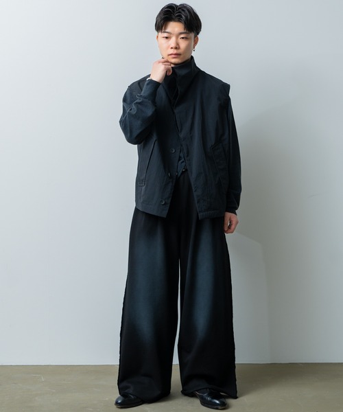 新品 SISE 24AW PULLER VEST ナイロン ベスト 24AW PULLER VEST BLACK