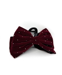 Alite cloth | ベロアリボンバンスクリップ(バレッタ/ヘアクリップ)