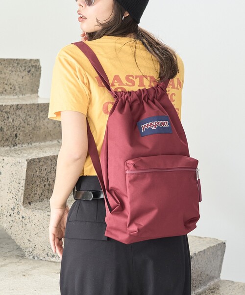 FREAK'S STORE(フリークスストア)の「限定展開 JANSPORT/ジャンスポーツ DRAW SACK/ドローサック(リュック・ナップサック)(バックパック/リュック・レディース・ラベンダー/ネイビー/レッド/ブラック・ONE SIZE)」の11枚目の写真