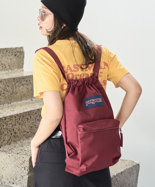 FREAK'S STORE(フリークスストア)の「限定展開 JANSPORT/ジャンスポーツ DRAW SACK/ドローサック(リュック・ナップサック)(バックパック/リュック・レディース・ラベンダー/ネイビー/レッド/ブラック・ONE SIZE)」の12枚目の写真