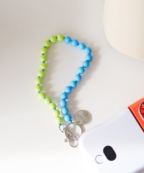BIRTHDAY BAR(バースデイバー)の「【SAHIR サヒール】Ball chain strap(チャーム・レディース・ホワイト/グリーン系その他2/オレンジ・0)」の3枚目の写真