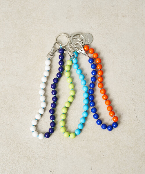 BIRTHDAY BAR(バースデイバー)の「【SAHIR サヒール】Ball chain strap(チャーム・レディース・ホワイト/グリーン系その他2/オレンジ・0)」の4枚目の写真