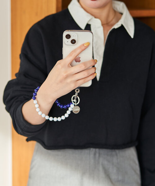 BIRTHDAY BAR(バースデイバー)の「【SAHIR サヒール】Ball chain strap(チャーム・レディース・ホワイト/グリーン系その他2/オレンジ・0)」の5枚目の写真