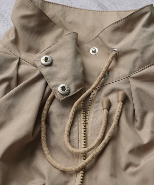 reca（レカ）の「オーバーサイズドロスト付コート（その他アウター・レディース・ブラック/ベージュ・M）」の11枚目の写真