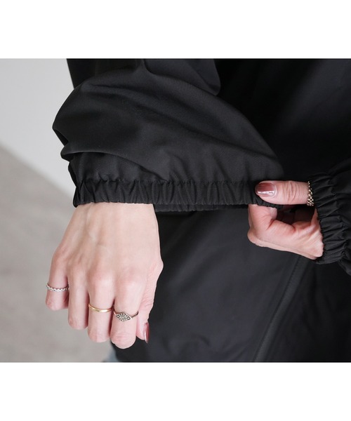 reca（レカ）の「オーバーサイズドロスト付コート（その他アウター・レディース・ブラック/ベージュ・M）」の15枚目の写真