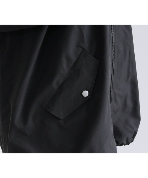 reca（レカ）の「オーバーサイズドロスト付コート（その他アウター・レディース・ブラック/ベージュ・M）」の7枚目の写真