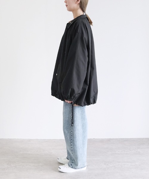 reca（レカ）の「オーバーサイズドロスト付コート（その他アウター・レディース・ブラック/ベージュ・M）」の20枚目の写真