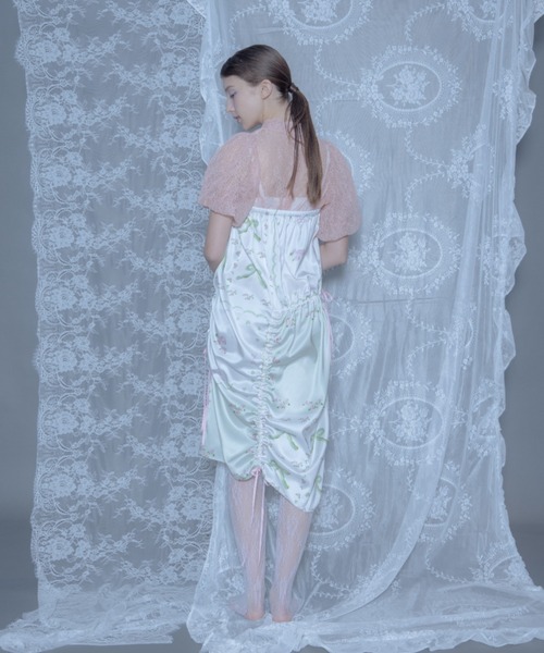 original print gather skirt/オリジナルプリントギャザー