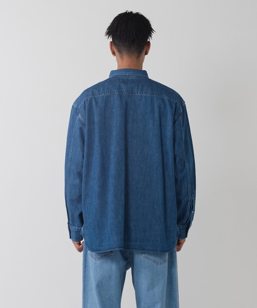 Levi's(リーバイス)の「Levi's/リーバイス BLUETAB(TM) ボタンダウンシャツ(シャツ/ブラウス・メンズ・インディゴブルー・S/M/L/XL)」の10枚目の写真