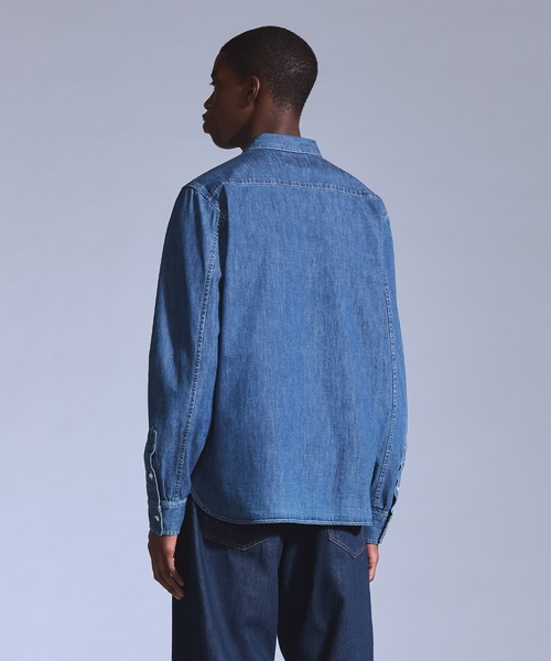 Levi's(リーバイス)の「Levi's/リーバイス BLUETAB(TM) ボタンダウンシャツ(シャツ/ブラウス・メンズ・インディゴブルー・S/M/L/XL)」の14枚目の写真