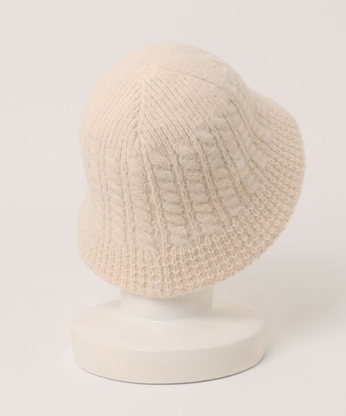 TONE SELECT GOODS(トーンセレクトグッズ)の「pur chouchou/ニット バケットハット P4436(ハット・レディース・ブラック/アイボリー・FREE)」の6枚目の写真