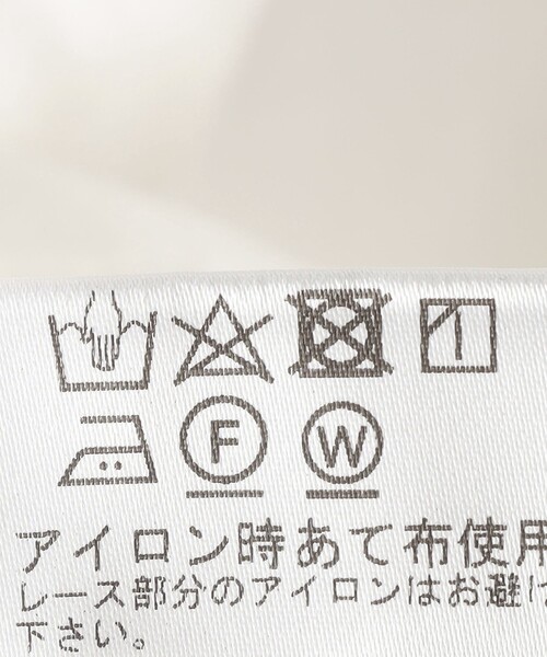Fanaka(ファナカ)の「Fanaka:〈手洗い可能〉リバーレース ブラウス(シャツ/ブラウス・レディース・オフホワイト・ONE SIZE)」の7枚目の写真