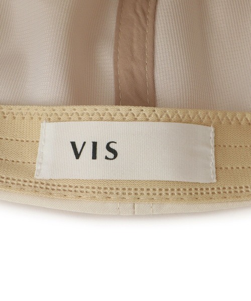 VIS(ビス)の「サテン刺繍ロゴキャップ(キャップ・レディース・ブラック/ピンク/キナリ・FREE)」の6枚目の写真