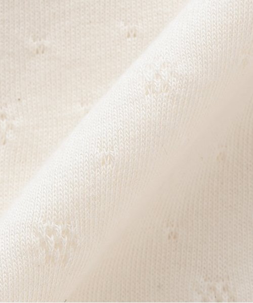 sense of wonder(センスオブワンダー)の「【オーガニック】野イチゴシシュウ2WAYオール(ロンパース・キッズ・ホワイト系・50-70cm)」の3枚目の写真