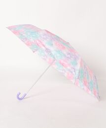 FABHUG （ファブハグ）の「【収納巾着袋付き】ﾑｰﾝﾗｲﾄﾘﾎﾞﾝ折りｶｻ（折りたたみ傘・キッズ）」