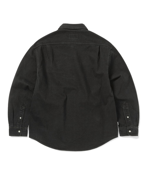 thisisneverthat(ディスイズネバーザット)の「Washed Denim Shirt(シャツ/ブラウス・メンズ・グレー/ライトブルー/ブラック・M/L/XL/S)」の5枚目の写真