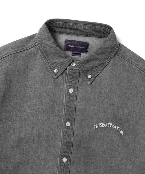 thisisneverthat(ディスイズネバーザット)の「Washed Denim Shirt(シャツ/ブラウス・メンズ・グレー/ライトブルー/ブラック・M/L/XL/S)」の7枚目の写真