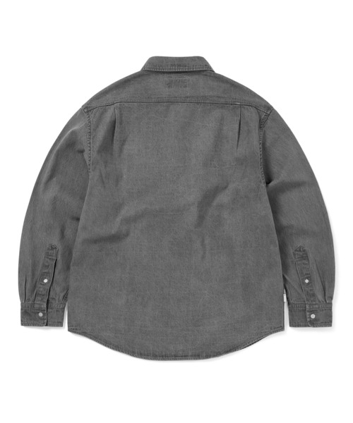 thisisneverthat(ディスイズネバーザット)の「Washed Denim Shirt(シャツ/ブラウス・メンズ・グレー/ライトブルー/ブラック・M/L/XL/S)」の8枚目の写真