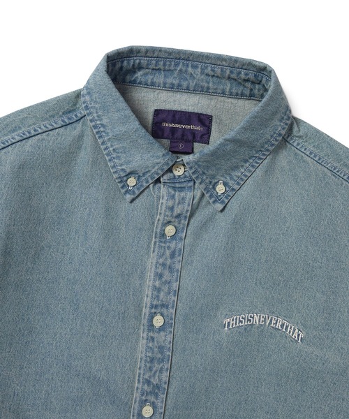 thisisneverthat(ディスイズネバーザット)の「Washed Denim Shirt(シャツ/ブラウス・メンズ・グレー/ライトブルー/ブラック・M/L/XL/S)」の10枚目の写真