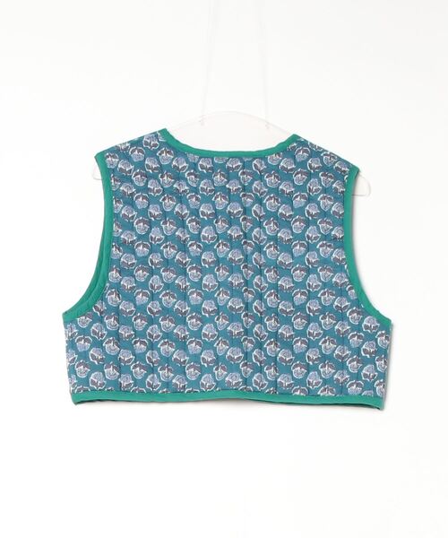 ROSE BUD（ローズバッド）の「フラワープリントキルティングベスト（ベスト・レディース・ピンク/ブルー・ONE SIZE）」の17枚目の写真