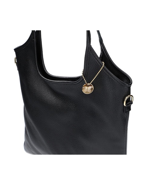 LAURA DI MAGGIO（ローラディマッジオ）の「(LAURA DI MAGGIO)LEATHER TOTE BAG（トートバッグ・レディース・ブルー/ブラック・ONE SIZE）」の9枚目の写真