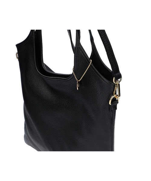 LAURA DI MAGGIO（ローラディマッジオ）の「(LAURA DI MAGGIO)LEATHER TOTE BAG（トートバッグ・レディース・ブルー/ブラック・ONE SIZE）」の8枚目の写真