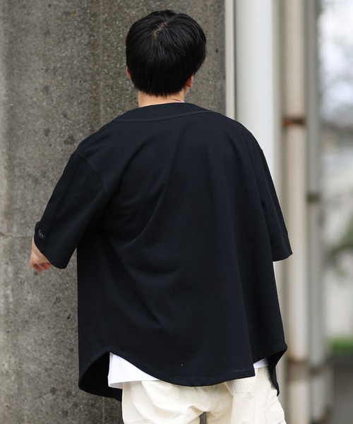 NEW ERA（ニューエラ）の「NEW ERA/ニューエラ 半袖シャツ ベースボールシャツ 14410204/14410205/14410206（シャツ/ブラウス・メンズ・ブラック/ホワイト/ネイビー・M/L/XL/XXL）」の15枚目の写真