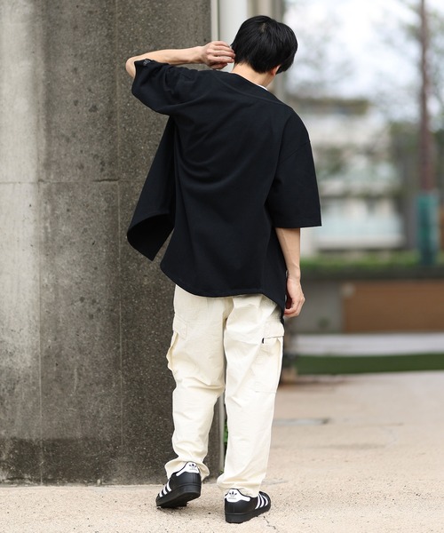 NEW ERA（ニューエラ）の「NEW ERA/ニューエラ 半袖シャツ ベースボールシャツ 14410204/14410205/14410206（シャツ/ブラウス・メンズ・ブラック/ホワイト/ネイビー・M/L/XL/XXL）」の19枚目の写真