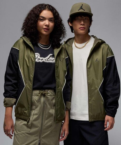 ジョーダン ブルックリン メンズ フーデッド ドラフト ジャケット